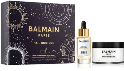 Set profesional Balmain për flokë, Serum riparues me vajra botanike 30 ml + Maskë hidratuese riparuese 200 ml, për femra