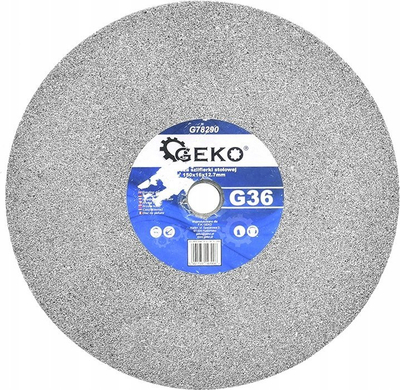 Rrotë bluarëse GEKO G36, 150 x 16 x 12.7mm, granulë 36, gri