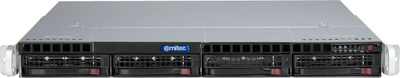 Server video‑mbikëqyrjeje Ernitec VIKING-R4-B64-V2, Intel Core i7, rack 1U, i zi
