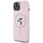Футрола за телефон Karl Lagerfeld Liquid Silicone Karl And Choupette MagSafe, за iPhone 15, розова
