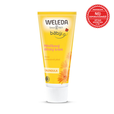 Бебешки крем за лице и тело Weleda, 75 мл