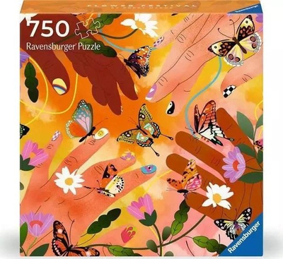 Puzzle Ravensburger Flower Festival, 750 pjesë, shumëngjyrësh