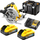 Рачна кружна батериска пила DeWALT DCS570H DCS570H2T QW, 184mm, 18V, жолта и црна