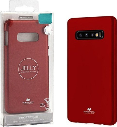 Kapak telefoni Goospery Mercury Jelly për Samsung A14 5G, plastikë e butë, i kuq