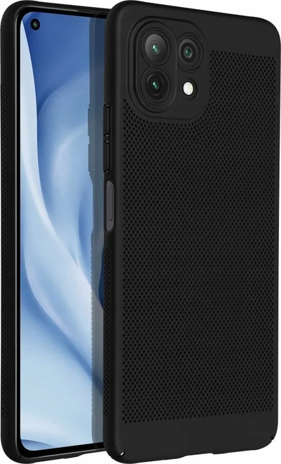 Mbulesë telefoni OEM BREEZY për Xiaomi Mi 11 Lite 5G NE, plastike, e zezë