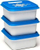 Set enësh Amuse Alaska, 3x500ml, për ngrirje, kapakë blu