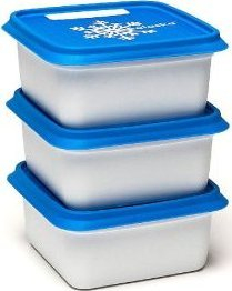 Set enësh Amuse Alaska, 3x500ml, për ngrirje, kapakë blu