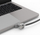Adapter sigurie Compulocks Ledge Lock për MacBook Pro 13" M1 M2, për kabllo Kensington, i bardhë