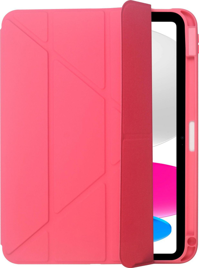 Kopertinë për tablet ESTUFF DALLAS Origami Pencil Case, 7.9", me mbajtëse për Apple Pencil, rozë