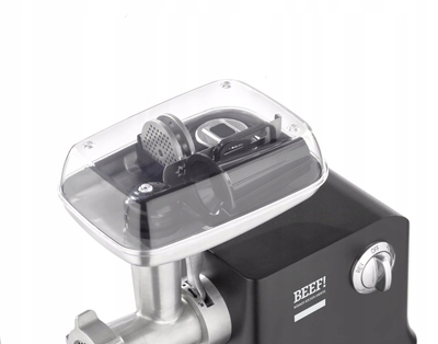 Grirëse mishi Caso Meat Grinder FW2000, 2000W, trupa alumini, e zezë argjendtë