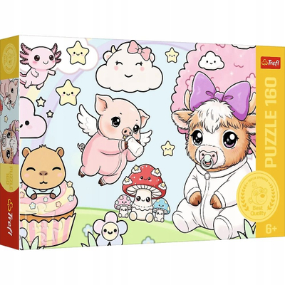 Puzzle Trefl Little Animals, 160 pjesë, për fëmijë 6+, shumëngjyrësh