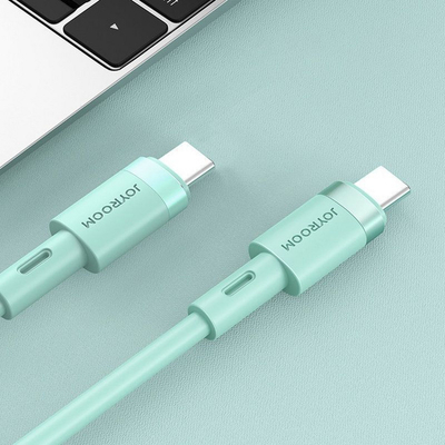 Kabllo USB Joyroom, 2 x USB-C, 1.8 m, e gjelbër
