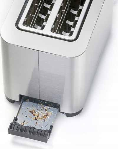 Toaster Caso CAS 1917 T2, 2 vrima, çelik inox, ngjyrë argjendi
