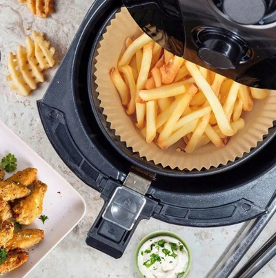 Lecka letre për fritezë Extralink Home, rrumbullakëta 16cm, 50 copë