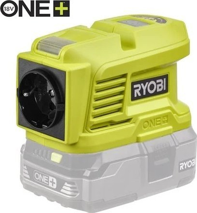 Inverter portabël Ryobi One+ RY18BI150A-0, 18V, 150W, jeshil