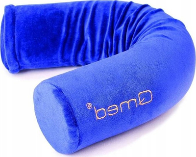 Jastëk fleksibël QMED Flex Pillow, memory foam, cilindrik, gri