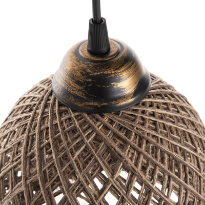 Llambë tavani metal+litar Ø32×80 cm (HM7359.01)