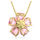 Qafore për femra Swarovski Florere 5650569, 42 cm, rozë/e artë