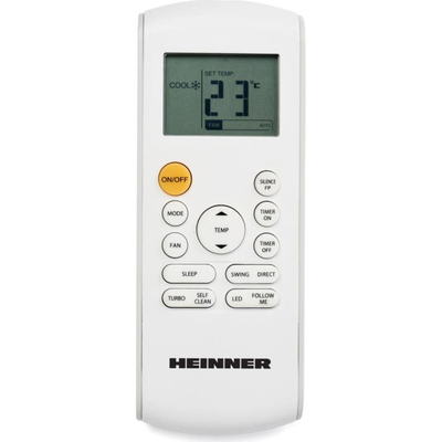 Kondicioner muror HEINNER Crystal HAC-12CRKIT, 12000 BTU, A++ ftohje A+ ngrohje, i bardhë