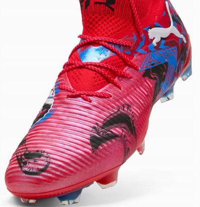 Këpucë futbolli Puma Future 8 Ultimate Playmakers FG 108748-01, për fusha të forta, të bardha