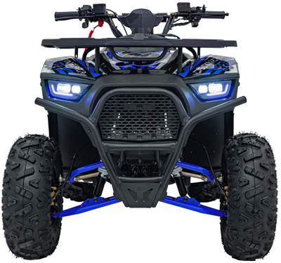 Quad benzinë Discoverer 125cc, 1 vend, nisje elektrike, blu