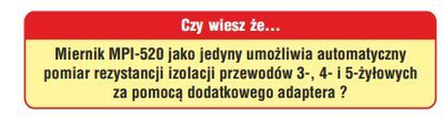 Njehsor i sistemit elektrik Sonel MPI-520, shumëfunksional (WMPLMPI520)