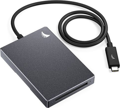 Читач на картички CFast Angelbird CFast Single Card Reader, USB 3.2 Gen2, Type C, сив