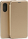 Kapak telefoni Beline Book Magnetic për Oppo A17, portofol, ngjyrë e artë