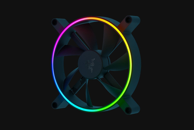 Ventilator për kasë kompjuteri Razer Kunai Chroma, 140 mm, PWM, i zi