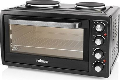 Fur me konveksion Tristar OV-1443, 2 pllaka gatimi, elektrike, e zezë