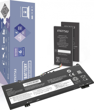 Bateri Mitsu L17C4PB0 L17M4PB0 për laptop enovo Yoga 530-14IKB