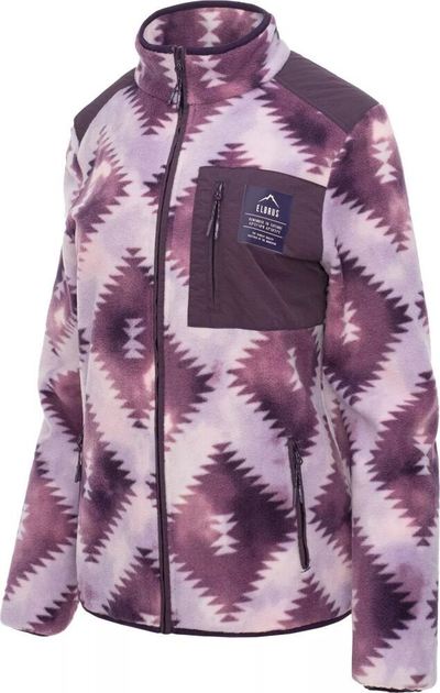 Bluzë fleece femrash Elbrus CLOYNE WO'S, me zinxhir të plotë, xhepa anësorë, e zezë