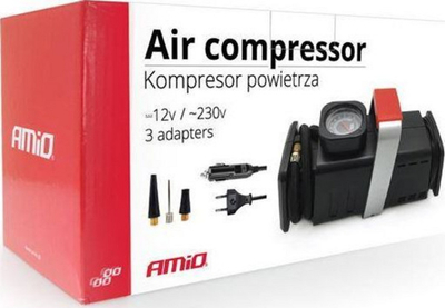 Kompresor ajri AMiO 01134, 200 PSI, 12V, për me e marr me vete