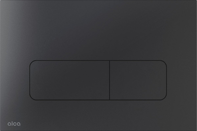 Buton shkarkimi Alcadrain Flat Flush Control, sipërfaqe e sheshtë, Moon-black mat, i zi