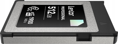 Kartë memorie Lexar CFexpress Type B Professional Diamond, 512GB, 1900MB/s, e zezë