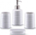 Set banjo qeramik 18266, 4 pjesë, i bardhë