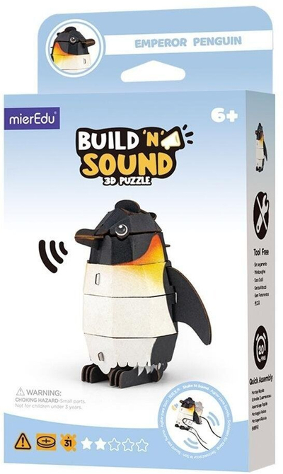 Puzzle 3D Ravensburger Emperor Penguin, me tinguj, 6+