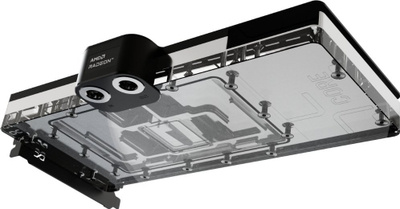 Bllok uji për GPU Alphacool 13541, full cover, RGB 5V, transparent i zi