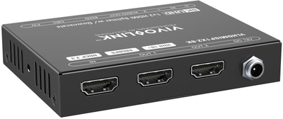 Ndarës HDMI VivoLink VLHDMISP1X2-8K, 1x2, 8K 60Hz, i zi