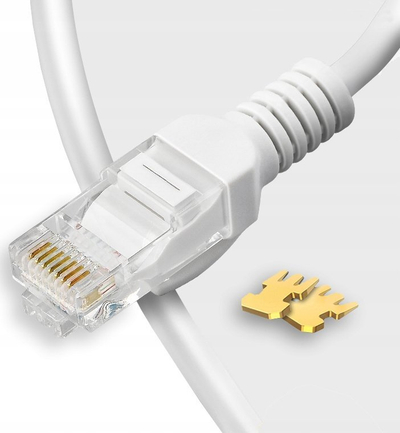 Kabllo rrjeti TST UTP RJ45 568B, 1.5m, 26AWG, gri