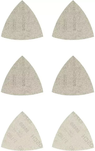 Letra gërryese Bosch Expert M480 Quick Fit Net Delta, 93 x 93mm, set 6 copë, të përziera