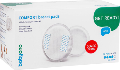 Влошки за гради BabyOno Comfort, 70 парчиња<br />