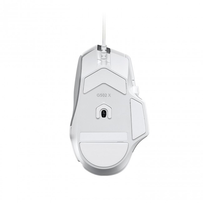 Maus Logitech G502 X, i bardhë