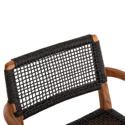 Kolltuk ngrënieje Rosco 56x54x79Hcm (HM6132.02), zezë