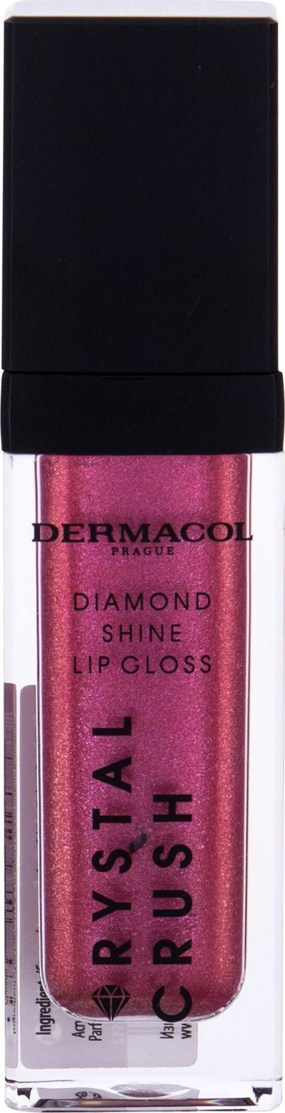 Сјај за усни Dermacol Crystal Crush нијанса 04, сјаен, 6 ml, розов