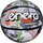 Top basketbolli Enero Solid R.7, mas 7, gri me të bardhë