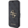 Këllëf telefoni Guess 4G Metal Logo për iPhone 15 Pro 6.1", portofol, gri