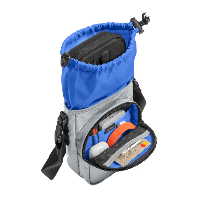 Çantë varëse TOMTOC GameOn-G50 Switch 2 JoyCarry (gri)