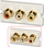 Modul AV Lindy 60533 Premium SnapIn, 3x RCA F/F, i bardhë