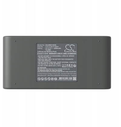 Bateri zëvendësuese Dreame V2514-8S1P-BWA, Li-ion, 2500mAh, e zezë